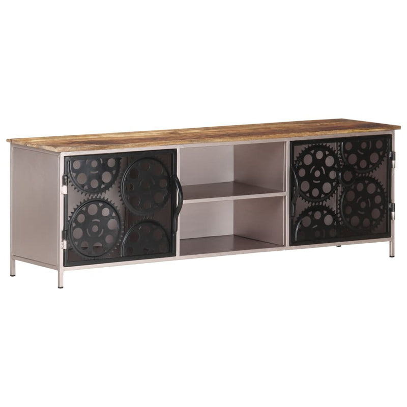 vidaXL TV Cabinet 120x30x40 cm Rough Mango Wood