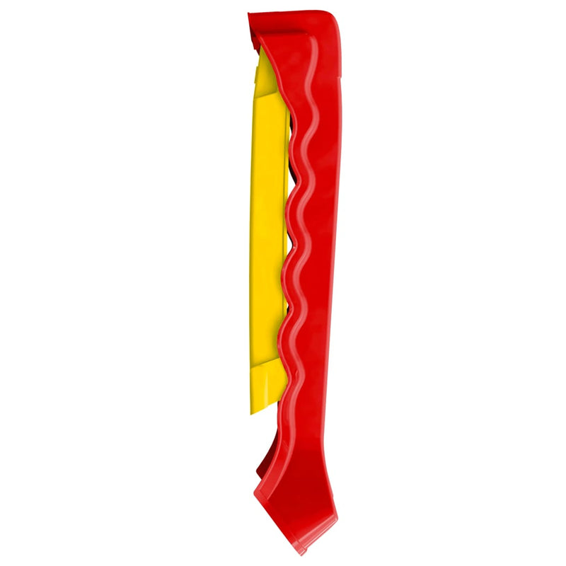 vidaXL Foldable Slide for Kids Indoor Outdoor Red and Yellow