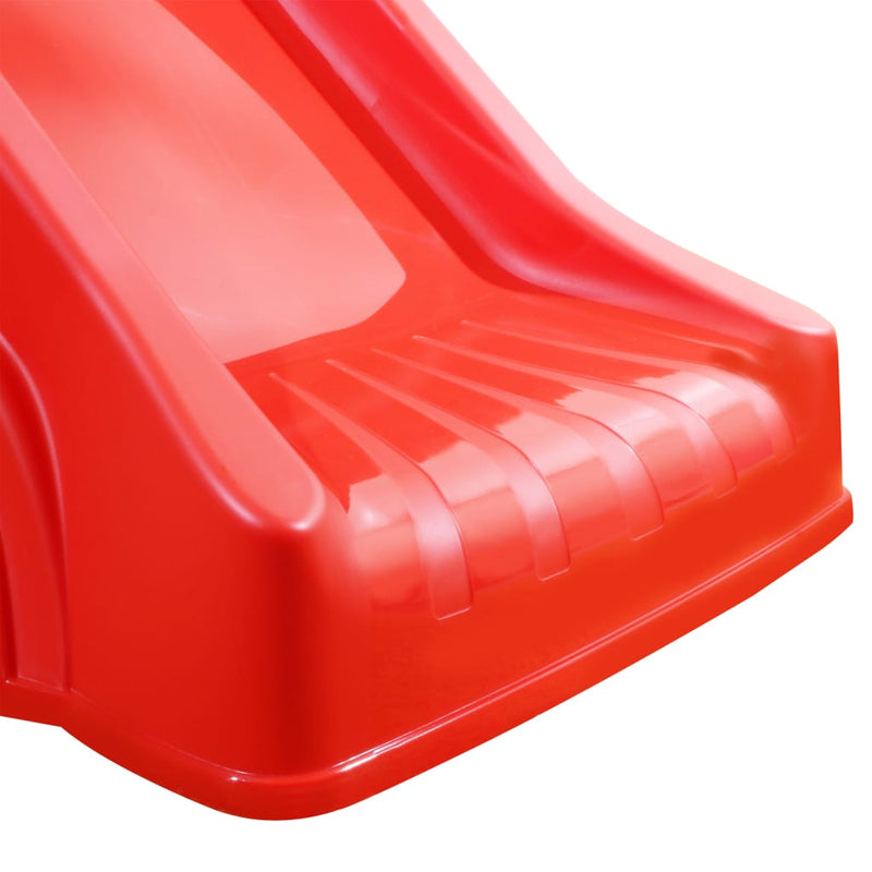 vidaXL Foldable Slide for Kids Indoor Outdoor Red and Yellow