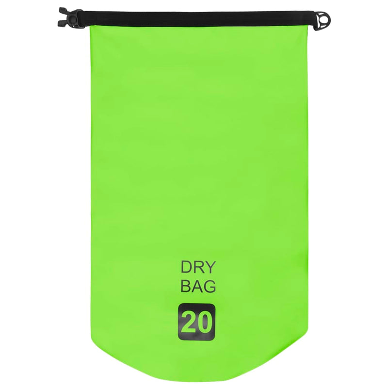 Dry Bag Green 20 L PVC