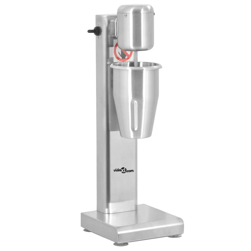 vidaXL Milkshake Mixer Stainless Steel 1 L