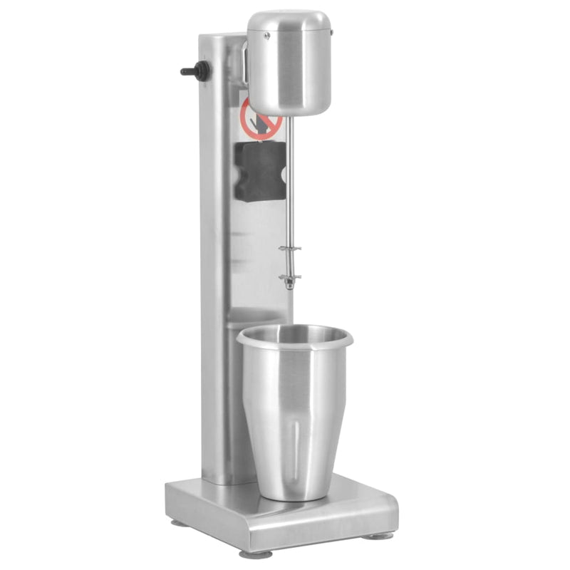 vidaXL Milkshake Mixer Stainless Steel 1 L