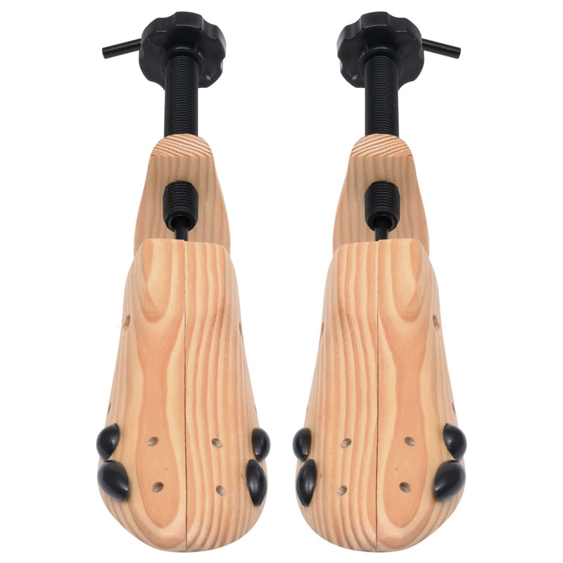 vidaXL Shoe Trees Size 36-40 Solid Pine Wood