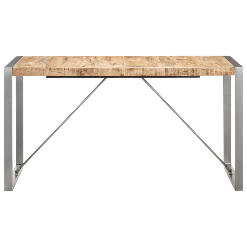 vidaXL Dining Table 140x70x75 cm Solid Wood Mango