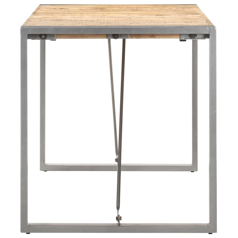 vidaXL Dining Table 160x80x75 cm Solid Wood Mango