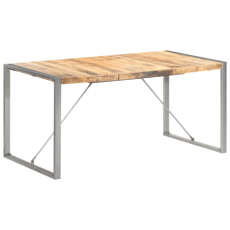 vidaXL Dining Table 160x80x75 cm Solid Wood Mango