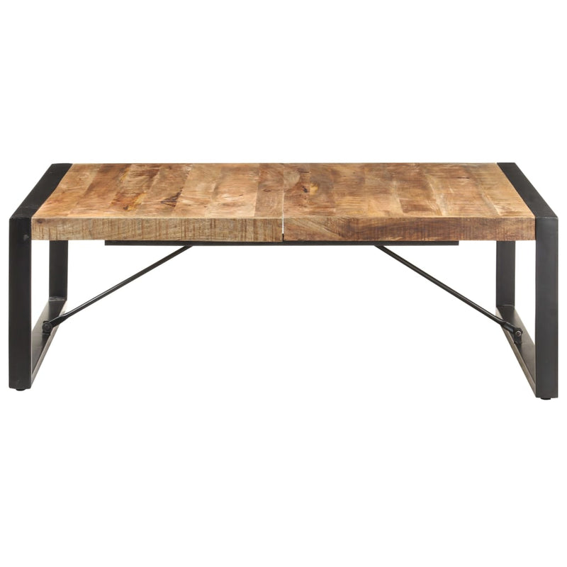 vidaXL Coffee Table 120x120x40 cm Solid Wood Mango