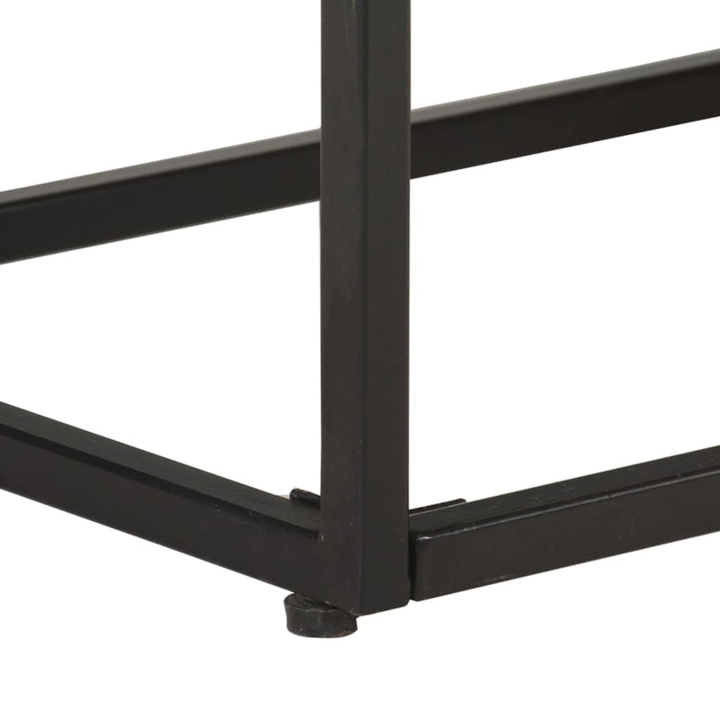 vidaXL TV Cabinet 130x30x45 cm Rough Mango Wood