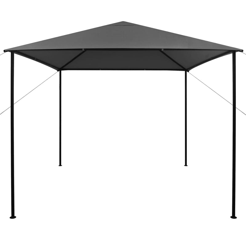 vidaXL Gazebo 3x3 m Anthracite Fabric and Steel 180 g/m²
