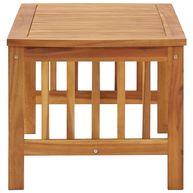 vidaXL Coffee Table 102x50x43 cm Solid Acacia Wood