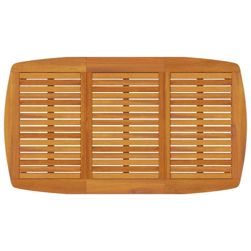 vidaXL Garden Table 160x90x75 cm Solid Wood Acacia