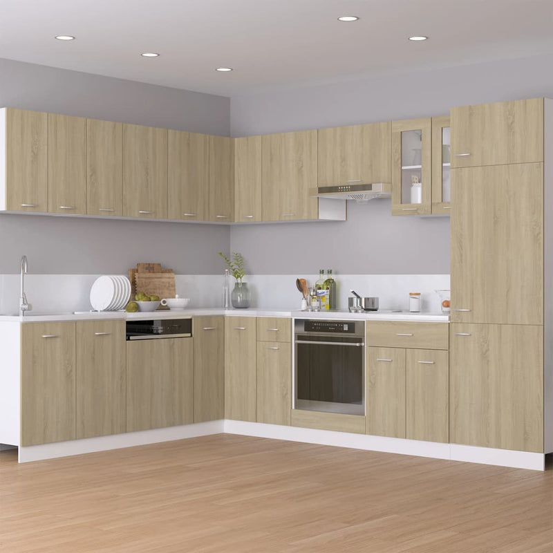 vidaXL Drawer Bottom Cabinet Lyon Sonoma Oak 30x46x81.5 cm Engineered Wood