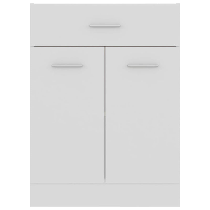 vidaXL Drawer Bottom Cabinet Lyon White 60x46x81.5 cm Engineered Wood