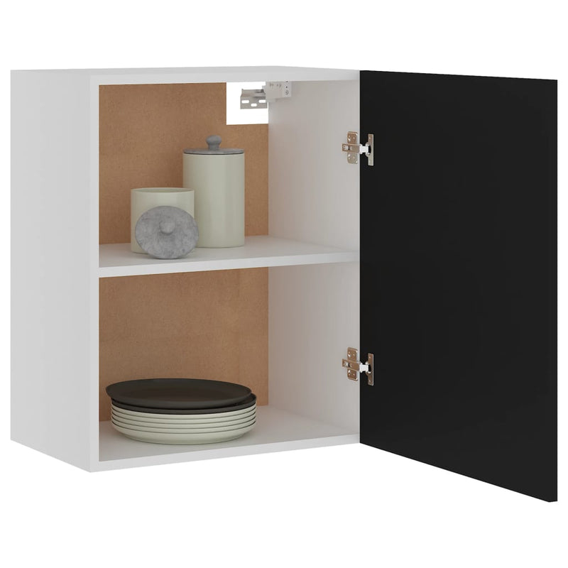 vidaXL Hanging Cabinet Lyon Black 50x31x60 cm Engineered Wood