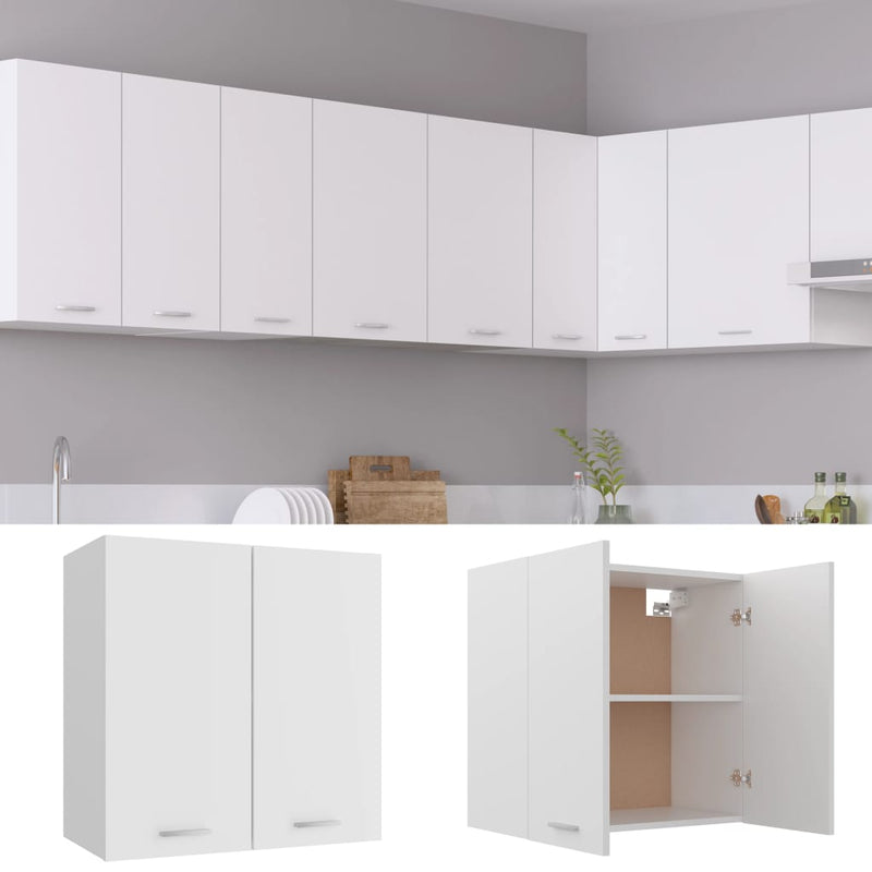 vidaXL Hanging Cabinet Lyon White 60x31x60 cm Engineered Wood