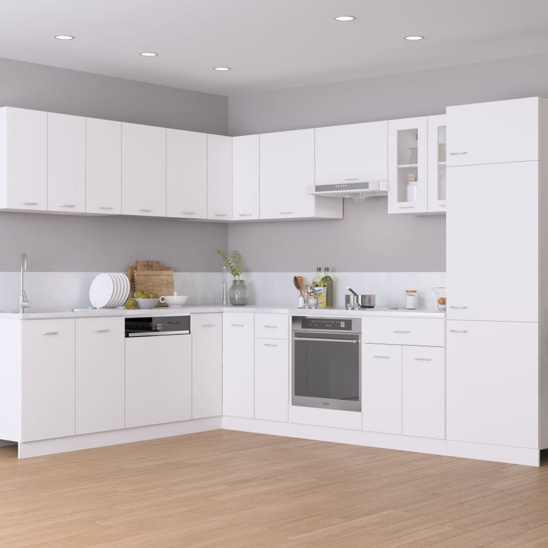 vidaXL Hanging Cabinet Lyon White 60x31x60 cm Engineered Wood