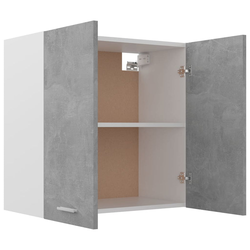 vidaXL Hanging Cabinet Lyon Concrete Grey 60x31x60 cm Engineered Wood