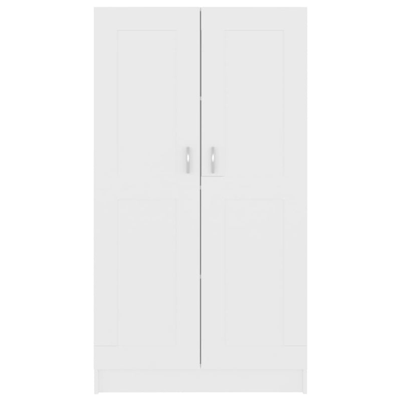 vidaXL Book Cabinet White 82.5x30.5x150 cm Engineered Wood