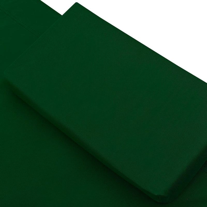 vidaXL Outdoor Lounge Bed Fabric Green