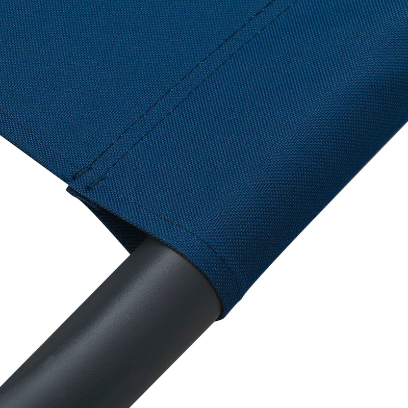 vidaXL Outdoor Lounge Bed Fabric Blue