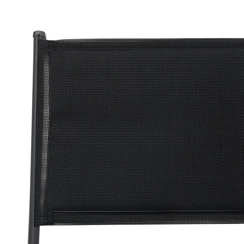 vidaXL Folding Outdoor Chairs 2 pcs Steel and Textilene