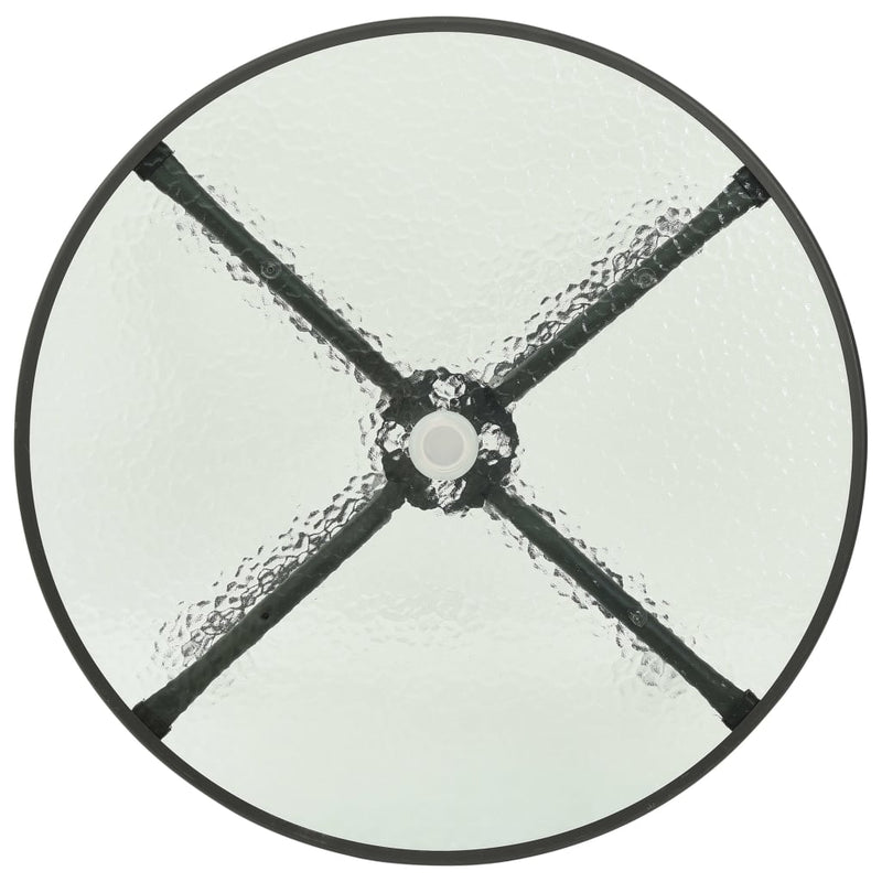 vidaXL Bistro Table Anthracite Ø80x71 cm Steel