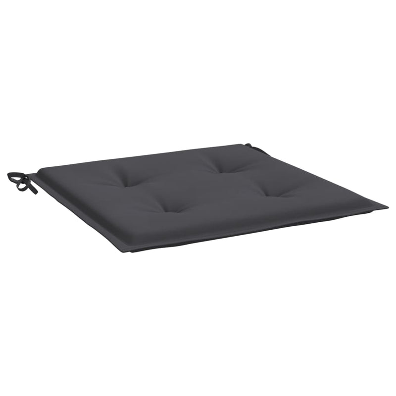vidaXL Garden Chair Cushions 4 pcs Anthracite 50x50x4 cm Oxford Fabric