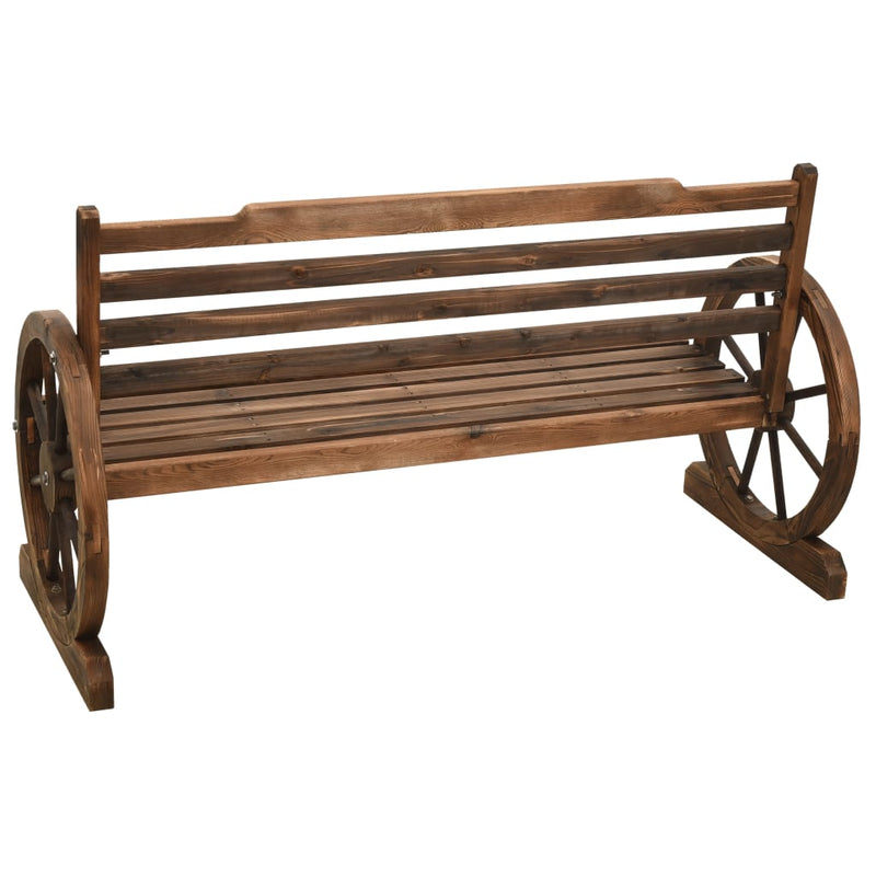 vidaXL Garden Bench 142 cm Solid Firwood