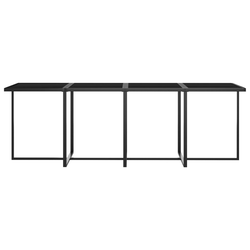vidaXL 13 Piece Garden Dining Set with Cushions Poly Rattan Grey