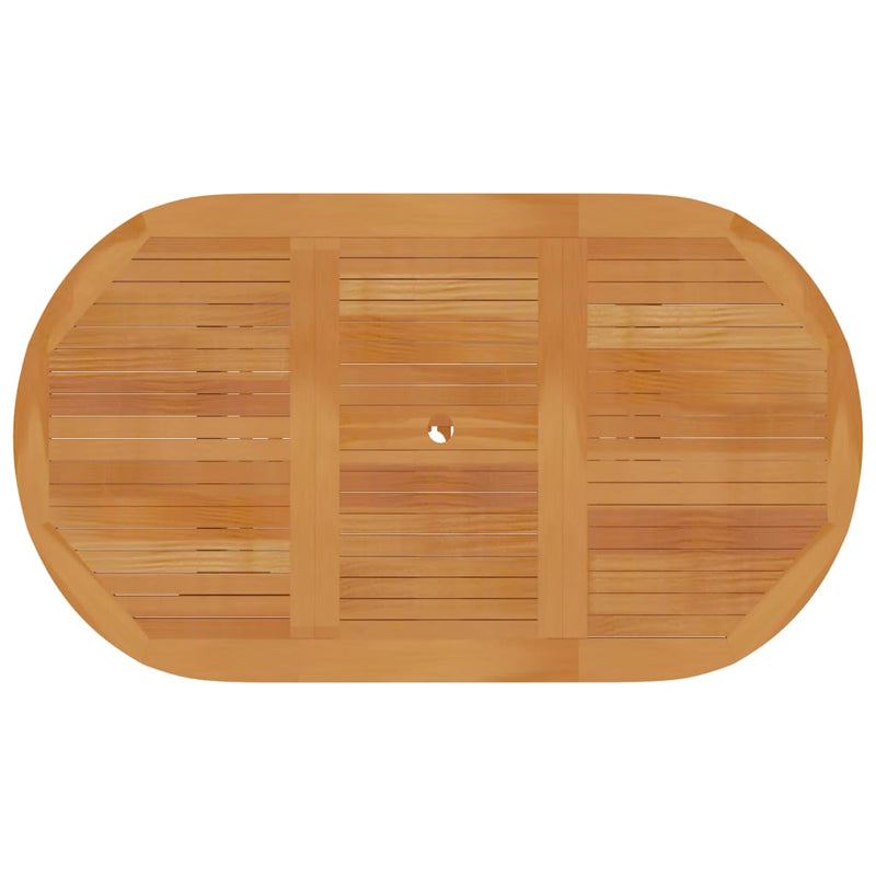 vidaXL Garden Table 150x90x75 cm Solid Teak Wood