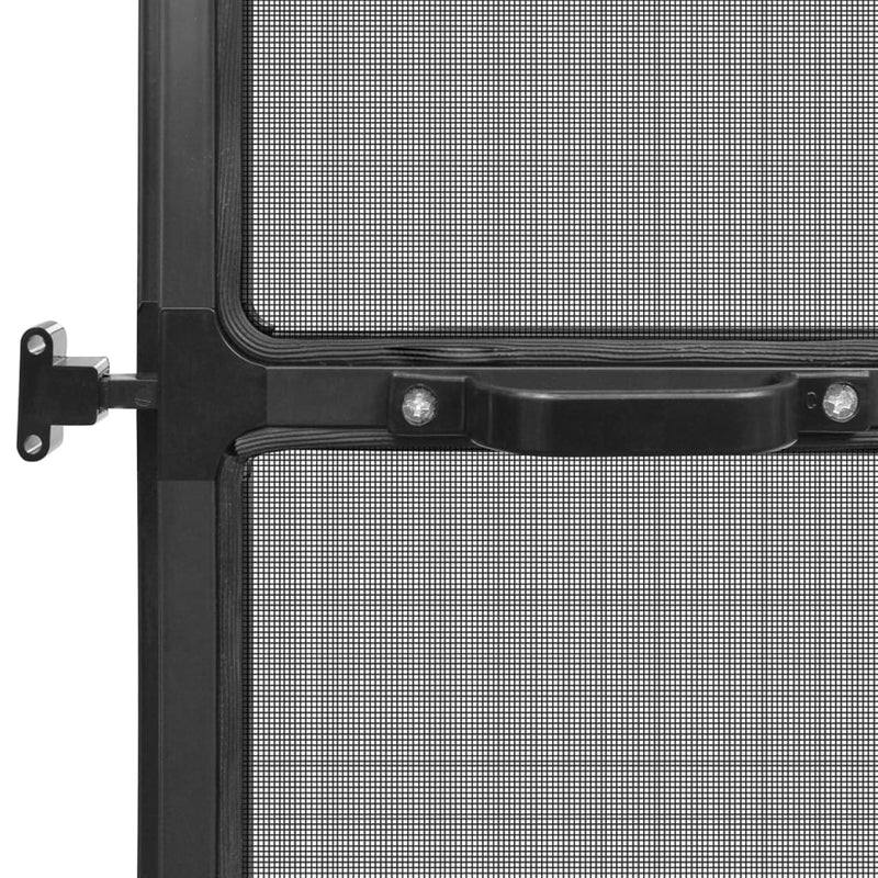 vidaXL Hinged Insect Screen for Doors Anthracite 100x215 cm