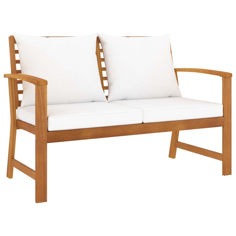 vidaXL 5 Piece Garden Lounge Set with Cushion Solid Acacia Wood
