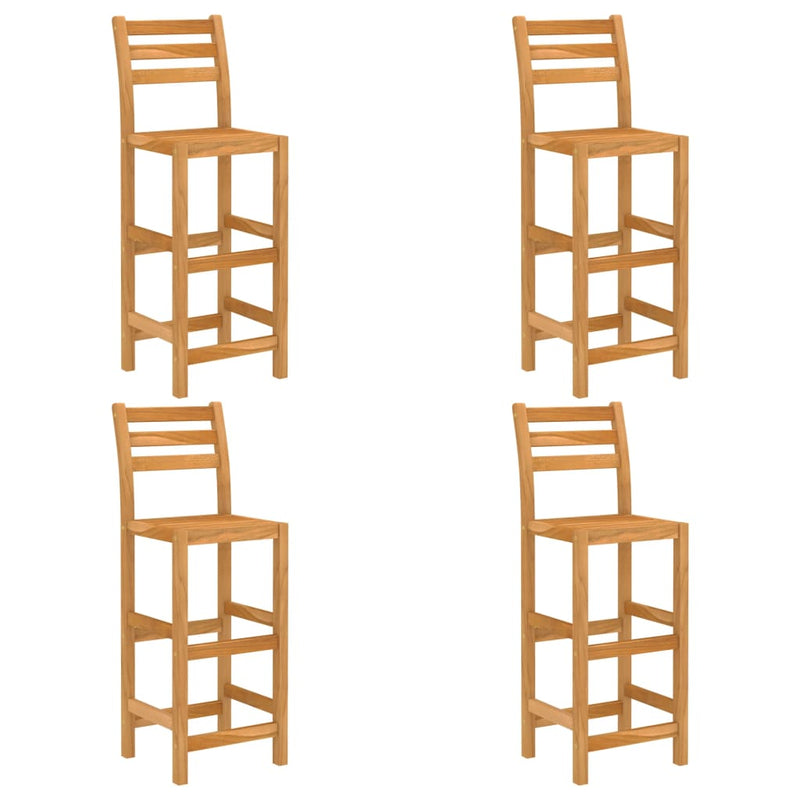 vidaXL 5 Piece Outdoor Bar Set Solid Acacia Wood