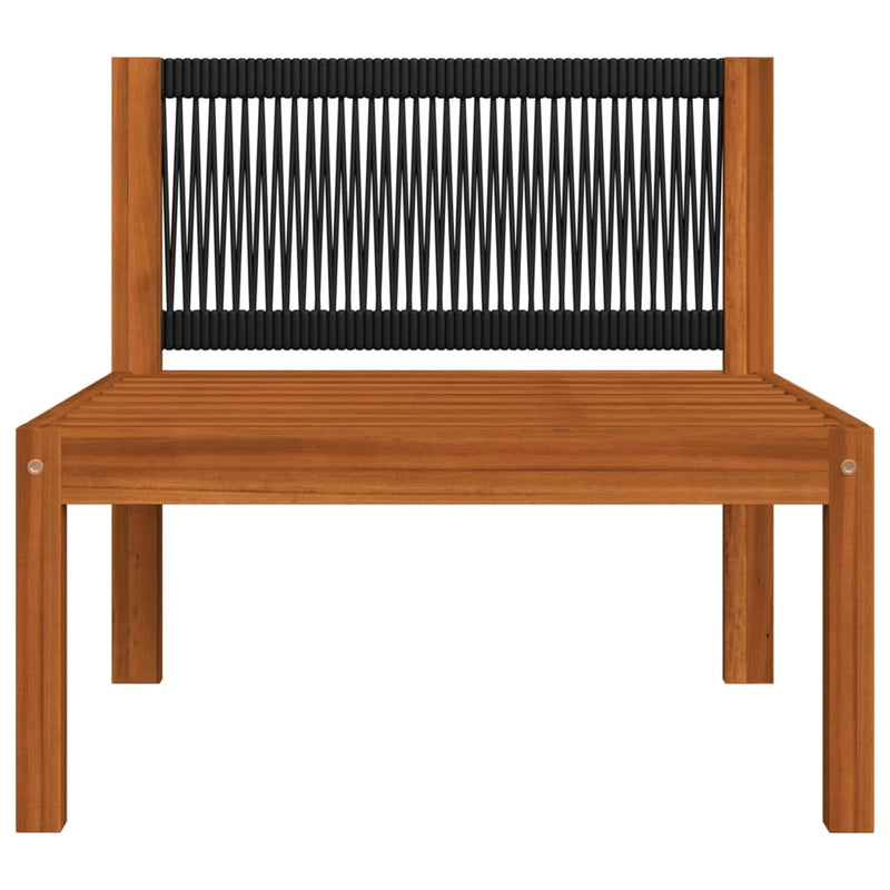 vidaXL 6 Piece Garden Lounge Set with Cushions Cream 63x63 cm