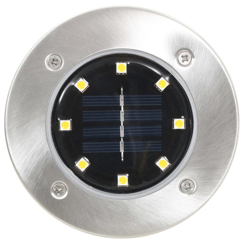 vidaXL Solar Ground Lights 8 pcs LED Lights RGB Colour