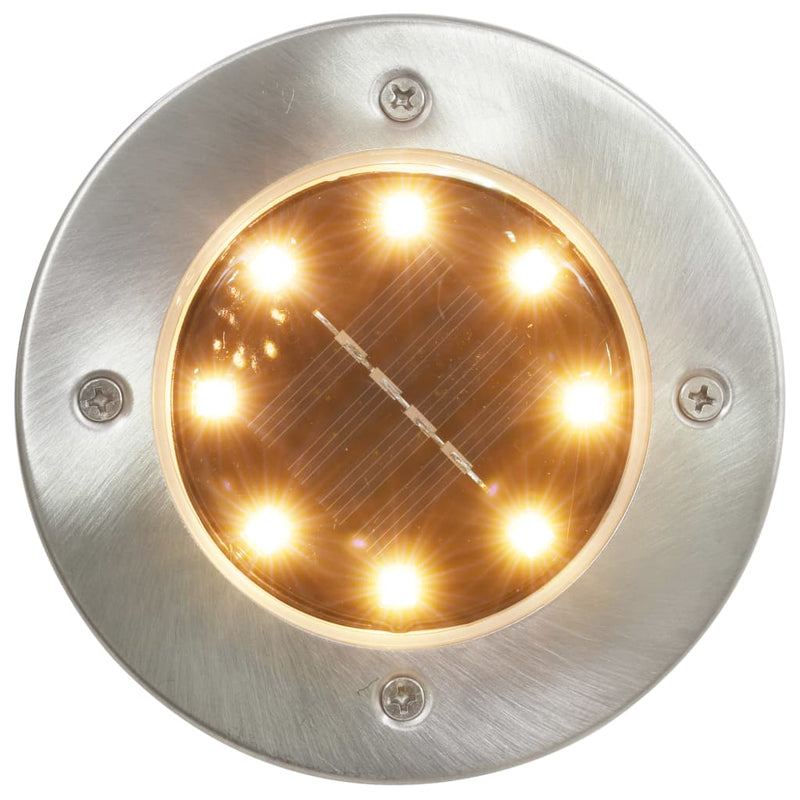 vidaXL Solar Ground Lights 8 pcs LED Lights RGB Colour