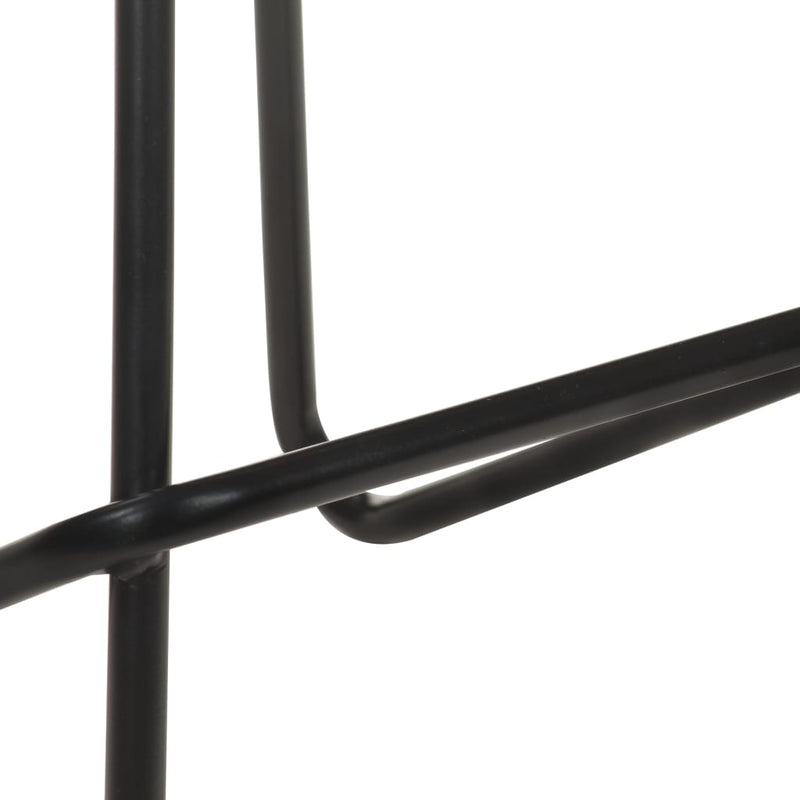 vidaXL Bar Stools 2 pcs Brown Real Leather