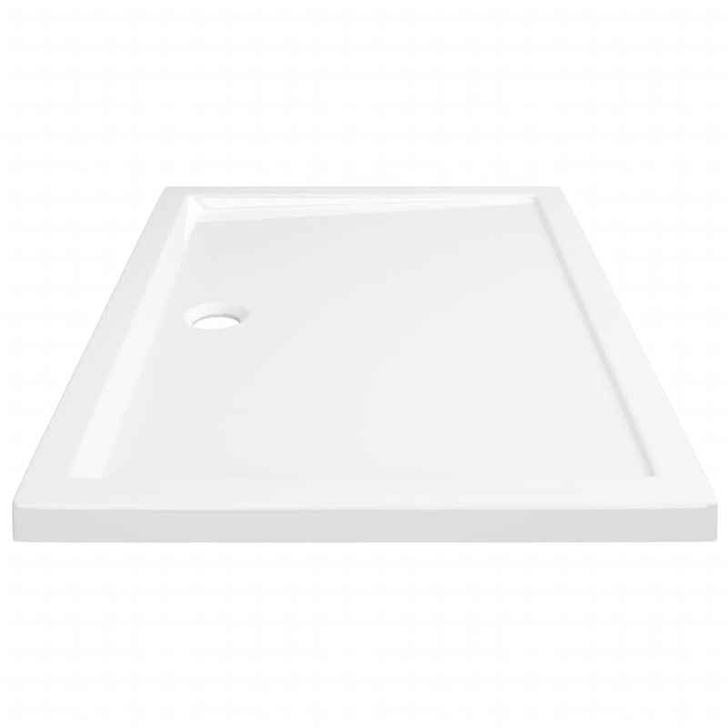 vidaXL Rectangular ABS Shower Base Tray White 70x100 cm