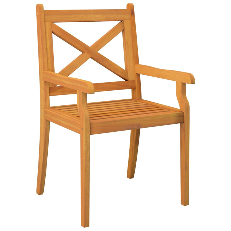 vidaXL 3 Piece Garden Dining Set Solid Wood Acacia