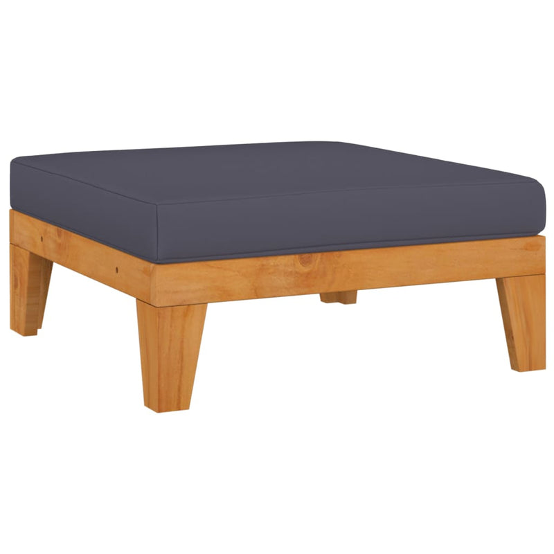 vidaXL 3 Piece Garden Lounge Set with Cushions Solid Acacia Wood