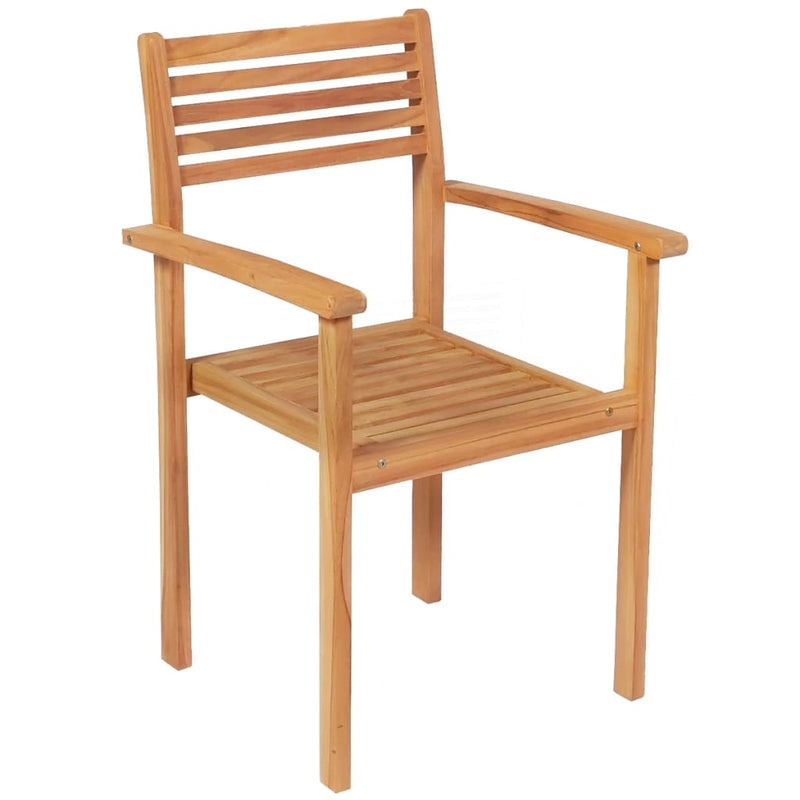 vidaXL 5 Piece Garden Dining Set Solid Teak Wood