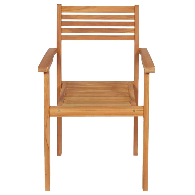 vidaXL 5 Piece Garden Dining Set Solid Teak Wood
