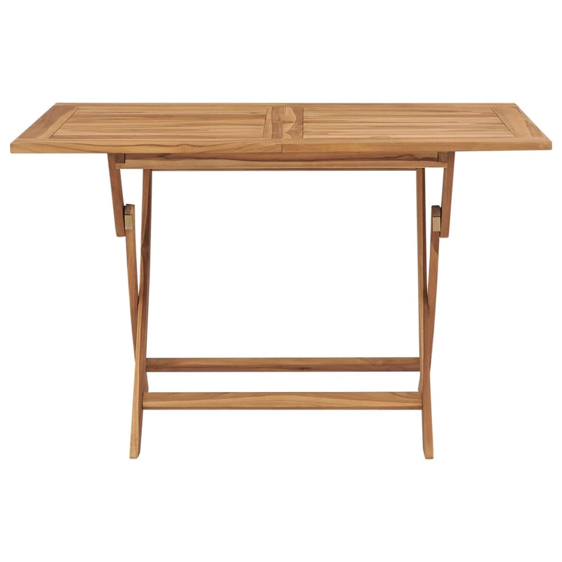 vidaXL 7 Piece Garden Dining Set Solid Teak Wood