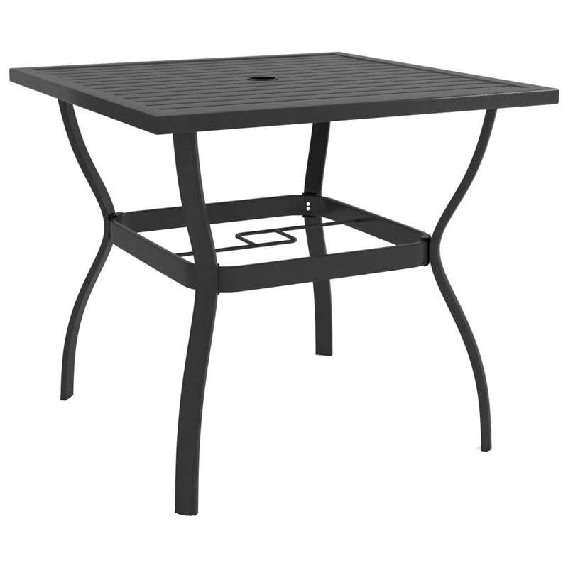 vidaXL 5 Piece Garden Dining Set Textilene and Steel