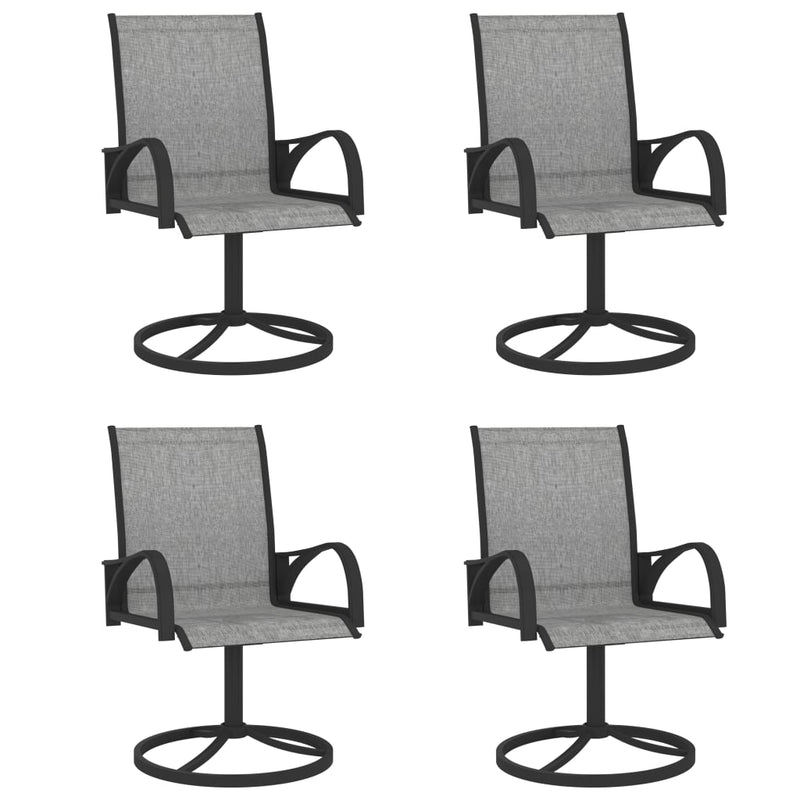 vidaXL 5 Piece Garden Dining Set Textilene and Steel