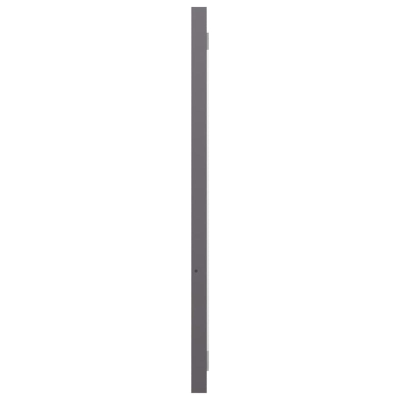 vidaXL 2 Piece Bathroom Furniture Set High Gloss Grey Engineered Wood