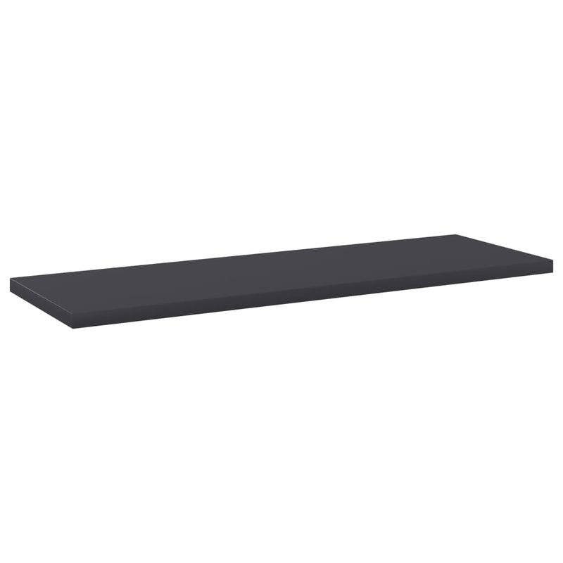 vidaXL Bookshelf Boards 4 pcs Grey 60x20x1.5 cm Engineered Wood