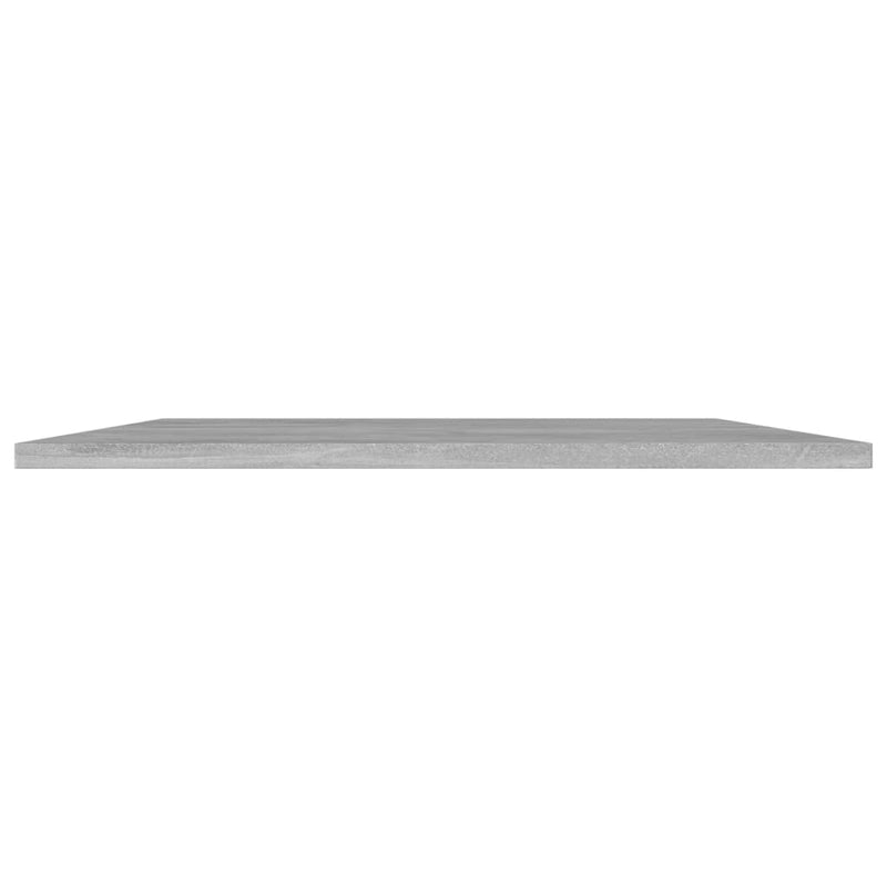 vidaXL Bookshelf Boards 4 pcs Concrete Grey 60x50x1.5 cm Engineered Wood