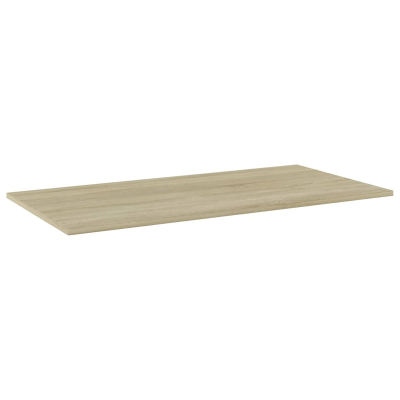 vidaXL Bookshelf Boards 8 pcs Sonoma Oak 80x20x1.5 cm Engineered Wood