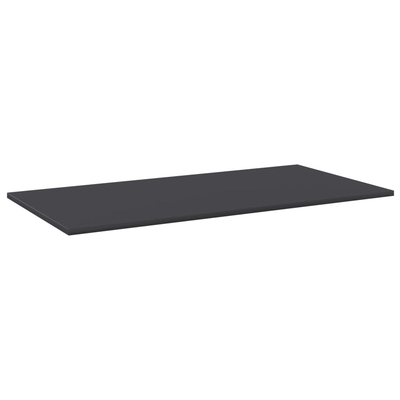 vidaXL Bookshelf Boards 4 pcs Grey 80x30x1.5 cm Engineered Wood